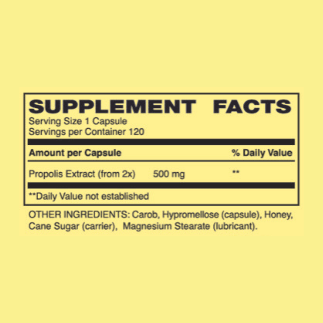 Propolis VEGI Capsules 500mg 120 capsules